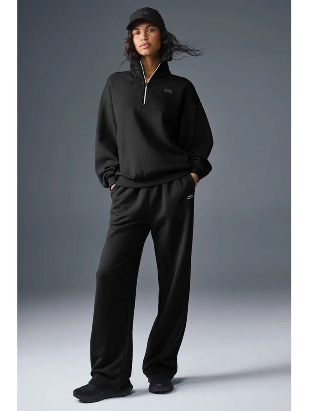 Alo Accolade 1/4 Zip Pullover L ($148)